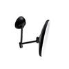 Black Rotating Wall Mirror with 3X Magnification and LED Light Black Rotating Wall Mirror with 3X Magnification and LED Light
